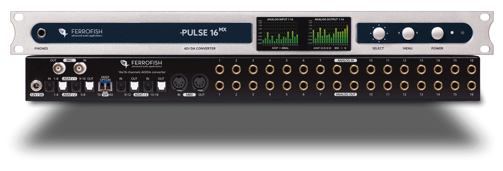 Pulse16 MX with MADI SFP Module - Ferrofish Germany GmbH Pulse16 MX with MADI SFP Module - Ferrofish Germany GmbH